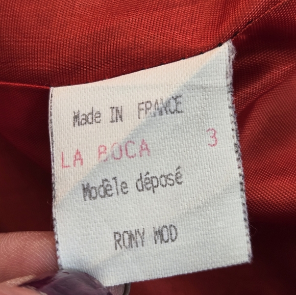 BESTINI PARIS Black Embroidered Blazer. Size 3 - Picture 10 of 13